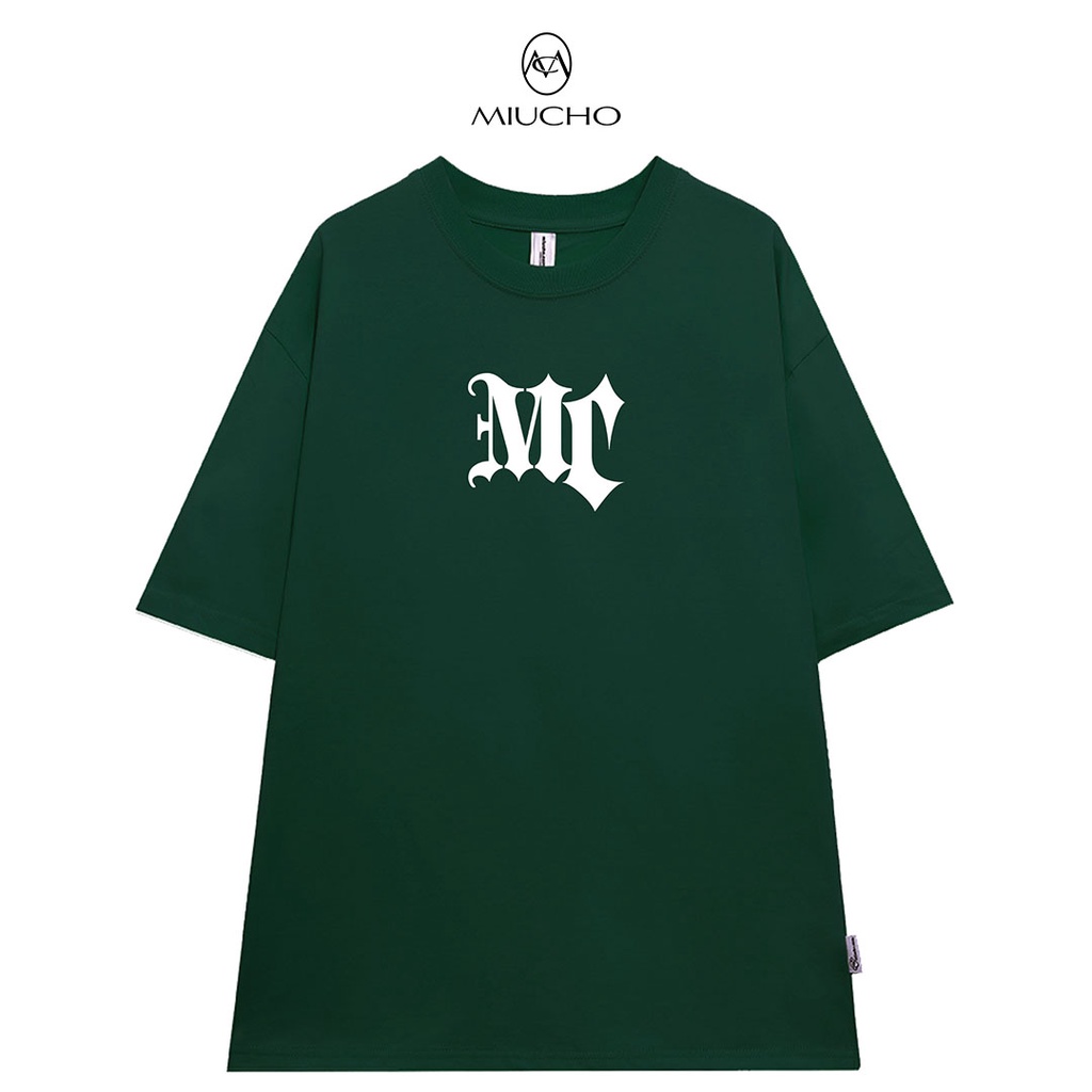 Áo thun form rộng nữ Unisex chất vải cotton MT018 Miucho in local brand