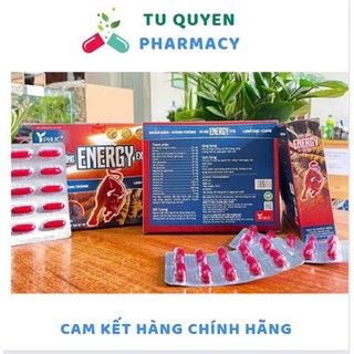 Viên tăng lực Energy - giảm căng thẳng, mệt mỏi, nâng cao sức đề kháng giúp bạn tập trung và minh mẫn hơn Hộp 60 viên