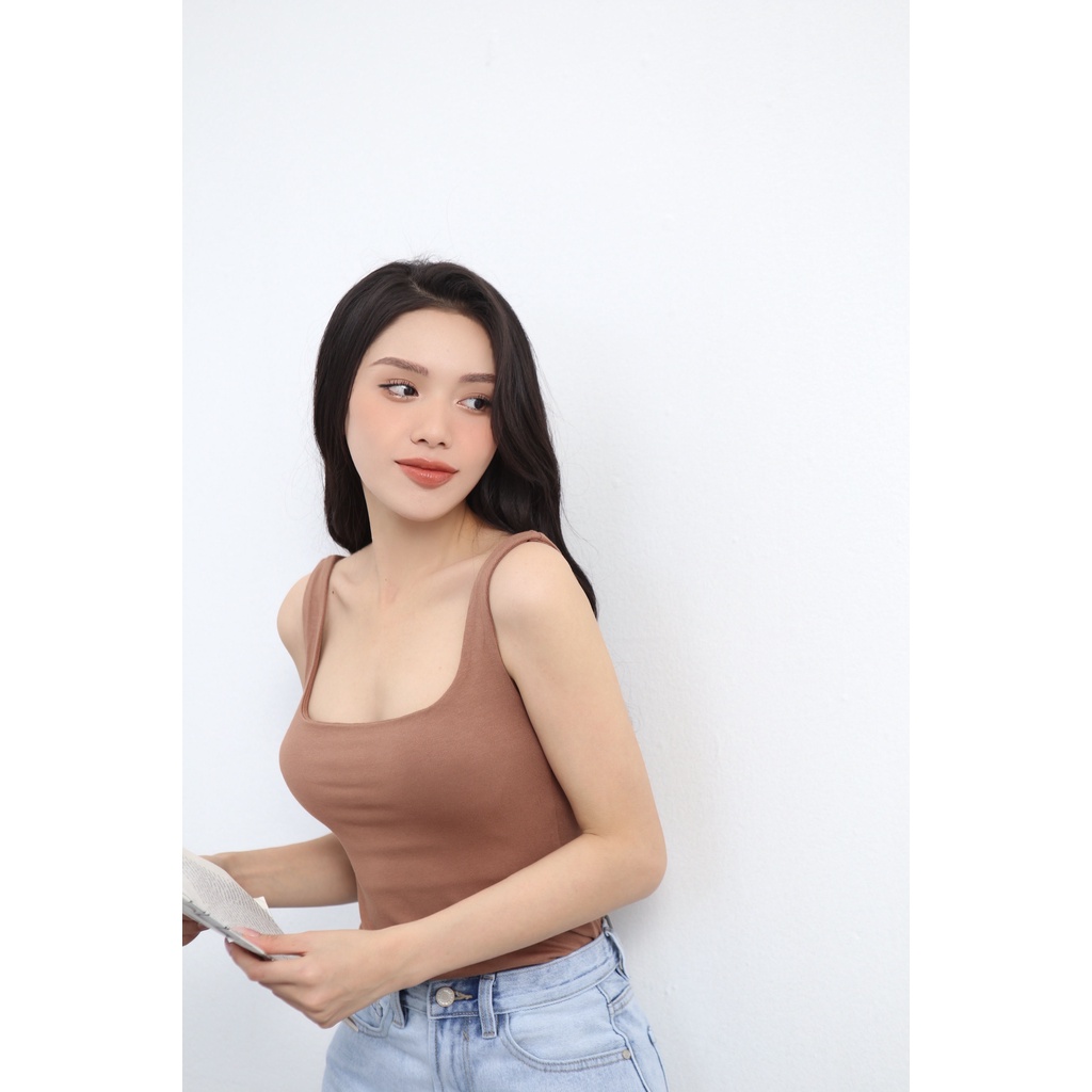 Áo Croptop Ba Lỗ Nữ Sát Nách Ôm Body Sexy, CTWOMEN