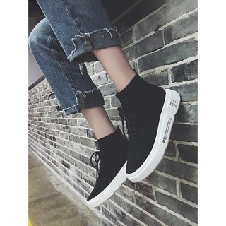 ORDER - Giày Slip on, giày thể thao chun đế chữ HY Ulzzang (Có ảnh thật)
