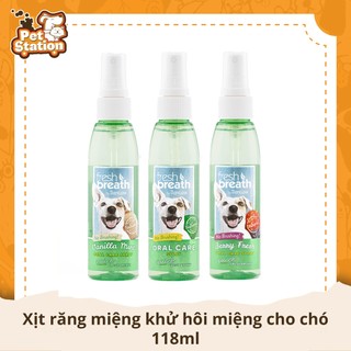 Tropiclean xịt hôi miệng cho chó 118ml