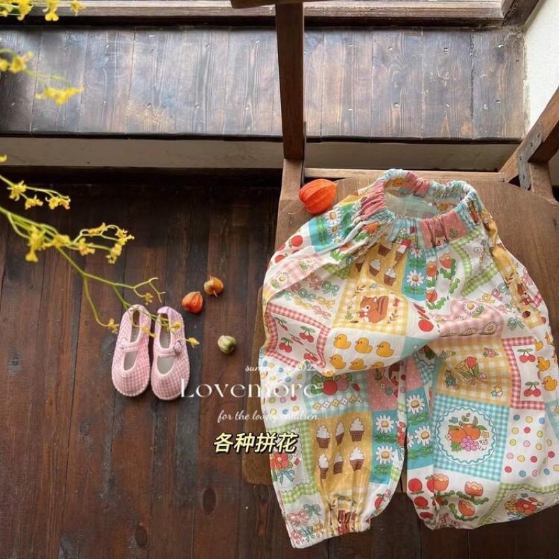 Quần cho bé gái BÔNG BABY Thô cotton M25