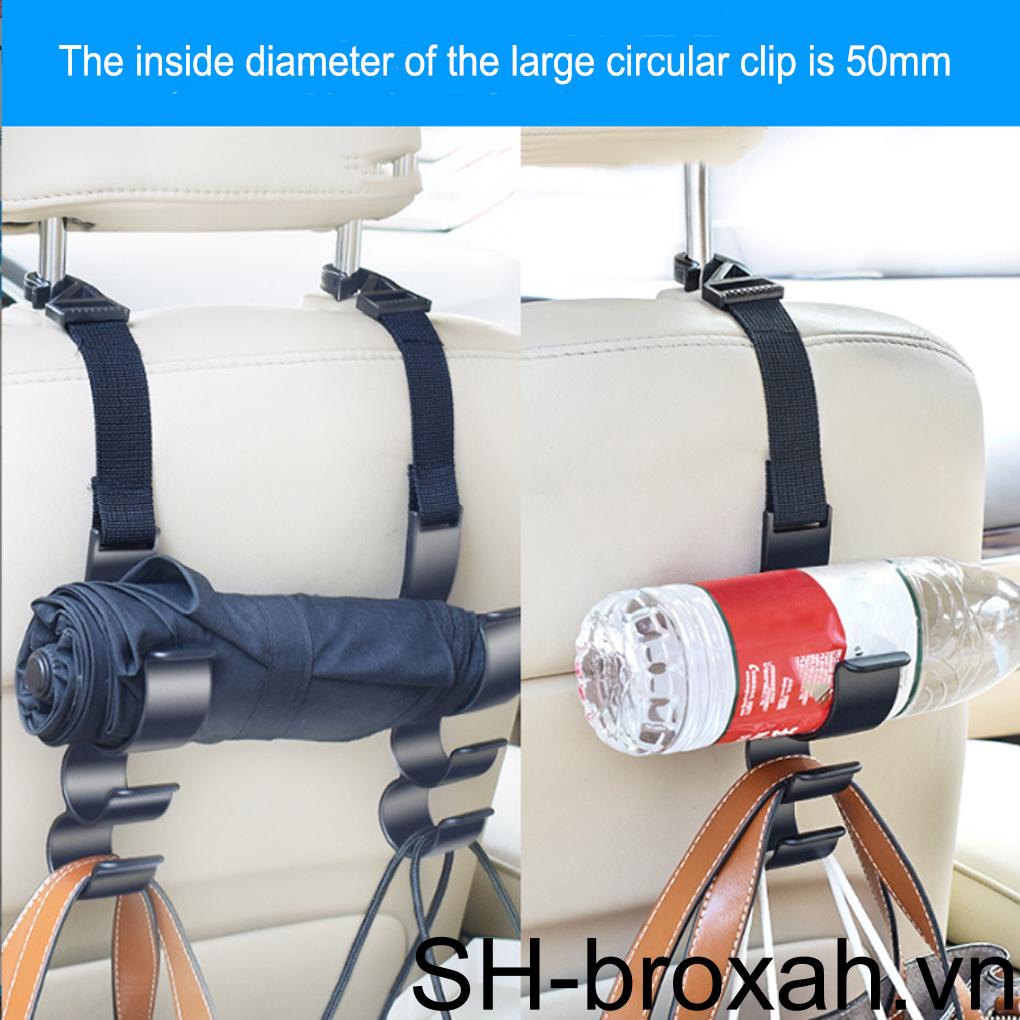 1 Cặp Móc Treo Bình Nước Gắn Lưng Ghế Xe Hơi Tiện Dụng