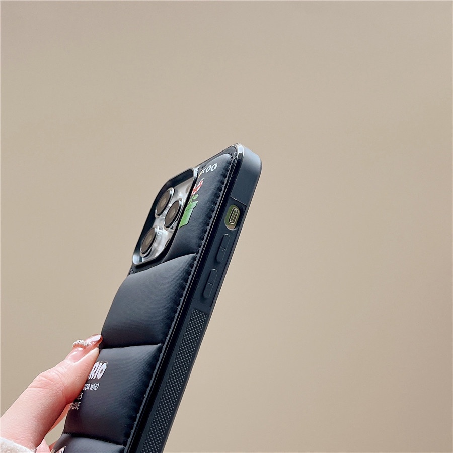 Ốp Điện Thoại Cotton Họa Tiết Hoạt Hình Super Mario Cho iphone 14 Pro Max / 14 Plus / 13 Pro Max 12 Pro 11 Pro Max X XS XR