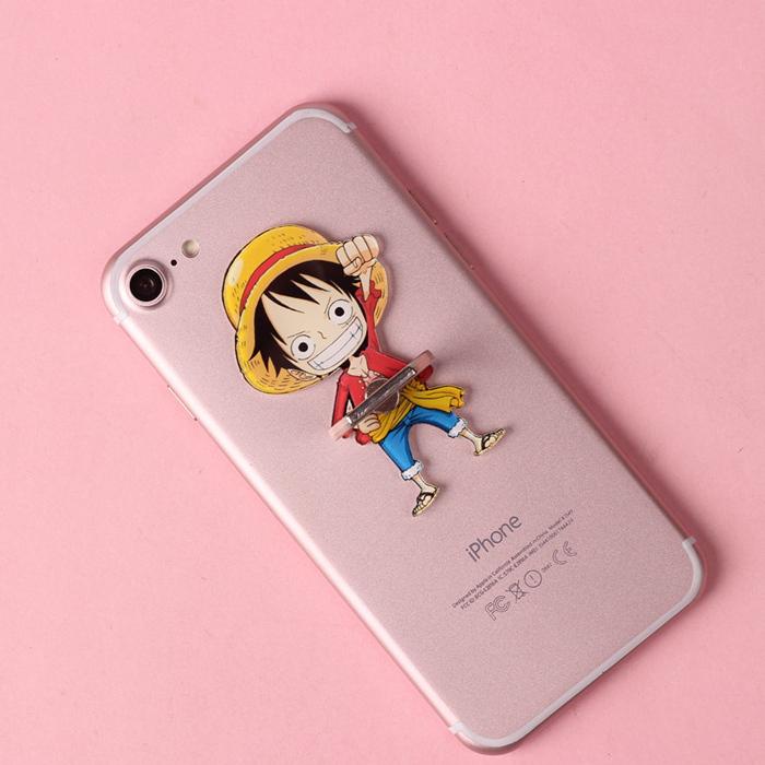 Giá Đỡ Điện Thoại Hình Nhân Vật Hoạt Hình One Piece Dây điện thoại di động