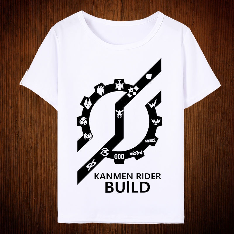 BST Áo Thun Kamen Rider 20th Mẫu áo in logo áo thun trắng