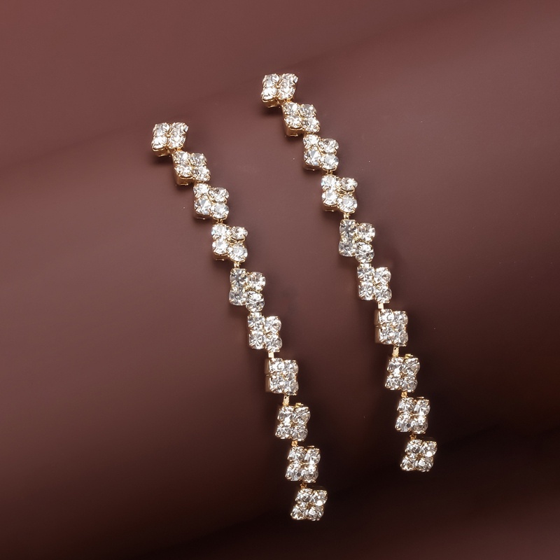 Bông Tai Mạ Bạc 925 Kiểu Tua Rua Đơn Giản Phong Cách Hàn Quốc Mới