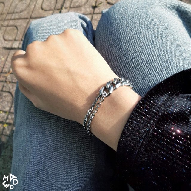 [FREESHIP đơn từ 0đ] Chain x high chain bracelet