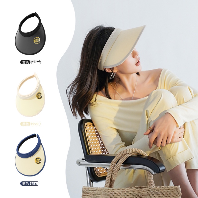 Nón Rộng Vành Hở Chóp Chống Tia UV UPF50 + Phong Cách Hàn Quốc Thời Trang Cho Nữ