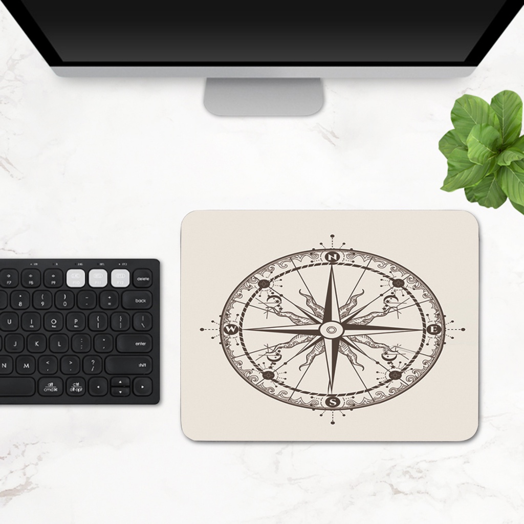 Tấm Lót Chuột Siêu Mỏng Chống Trượt Hình Hoa Hướng Dương Tiện Dụng