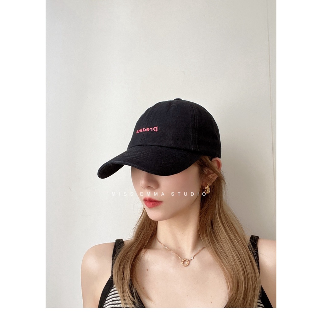 Mũ lưỡi trai DREAMS chất liệu vải kaki cao cấp, form mềm, nón lưỡi trai thời trang unisex hàn quốc M13 Hascoo | HCVUS2