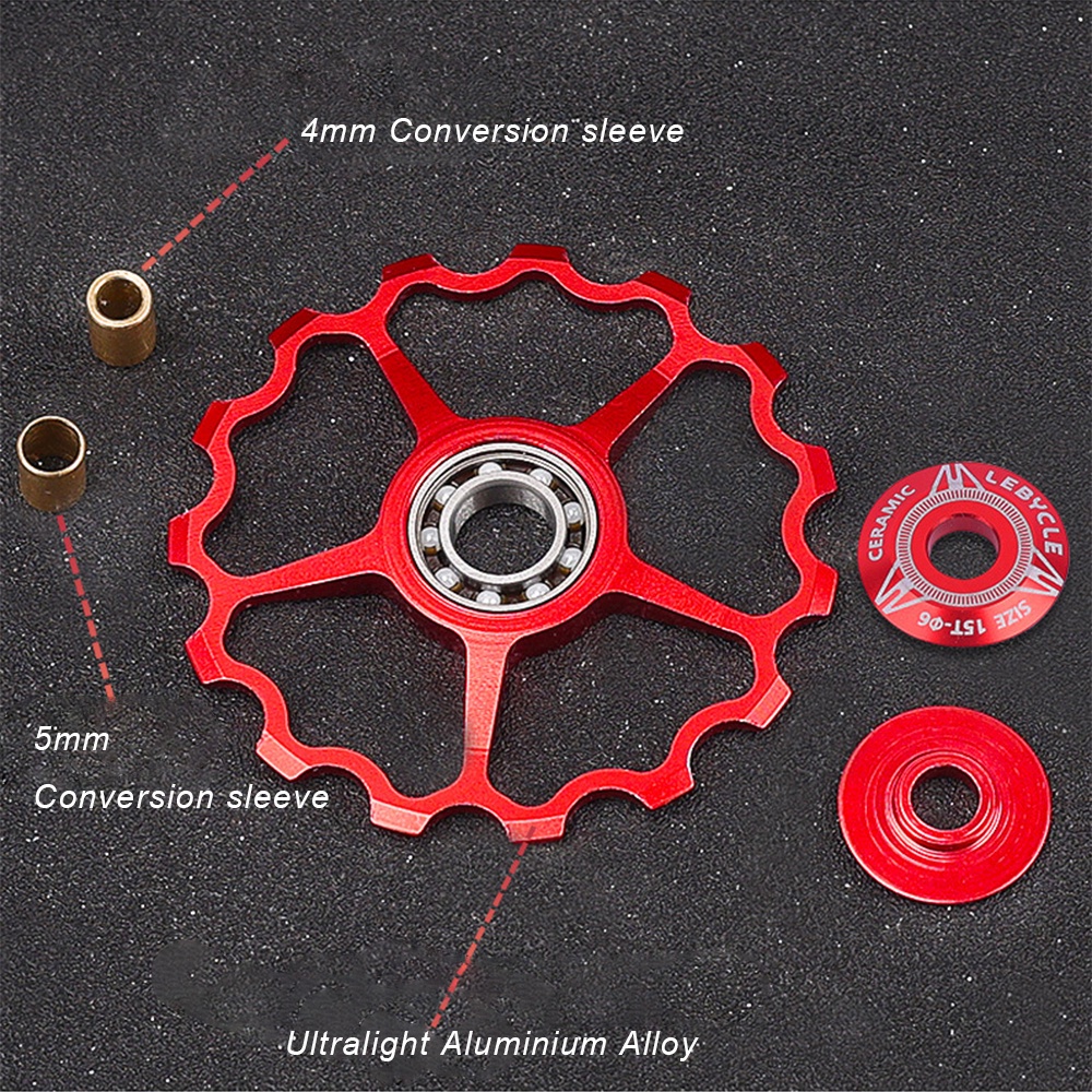 Ròng Rọc Sứ 9T 11T 13T 15T Bằng Kim Loại Chuyên Dụng Cho Xe Đạp Leo Núi