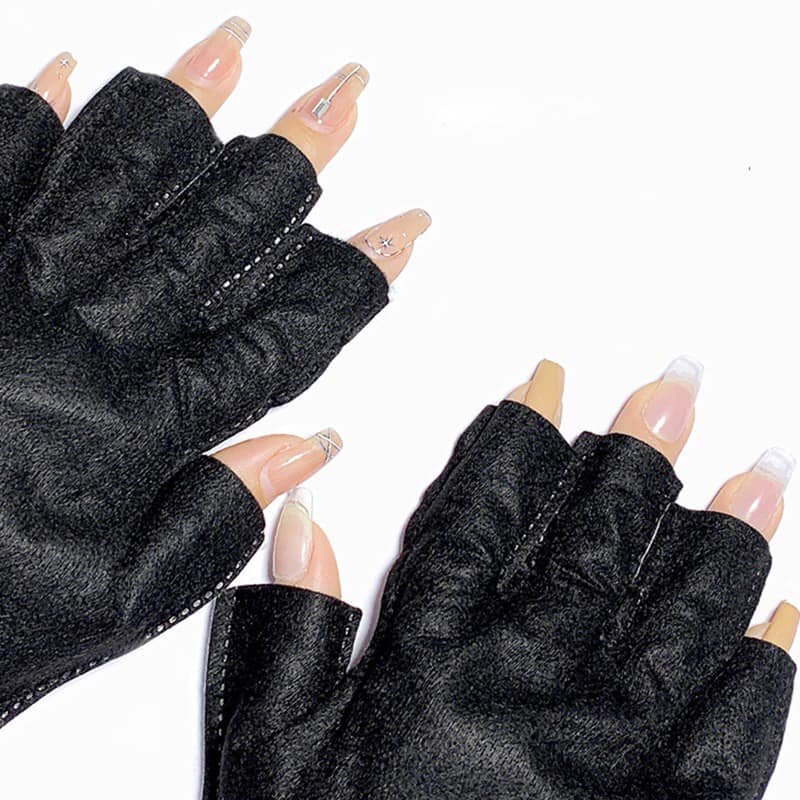 Găng tay vài làm nail chống tia UV