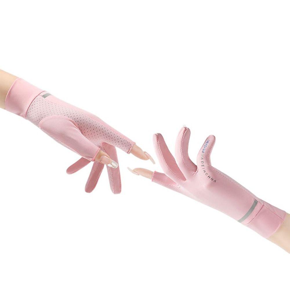 Găng Tay Lái Xe Vải Lụa Lạnh Mỏng Có Thể Chạm Màn Hình Cảm Ứng BACK2LIFE Cho Nam