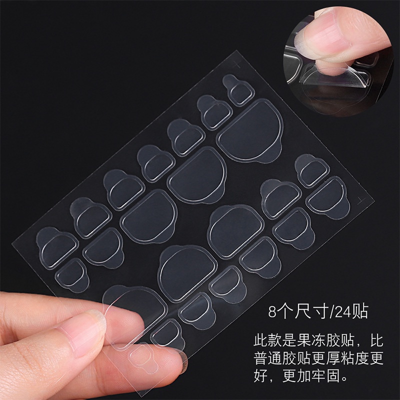 Bộ 24 Miếng Dán Móng Tay Bằng Silicone Chất Lượng Cao