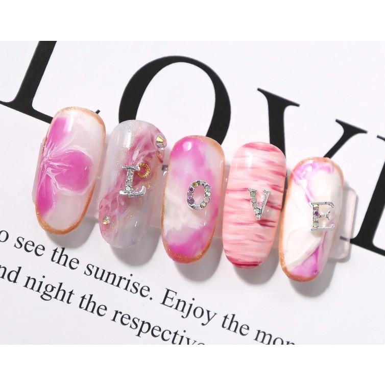 Charm 26 Chữ Cái Đính Đá Trang Trí Móng