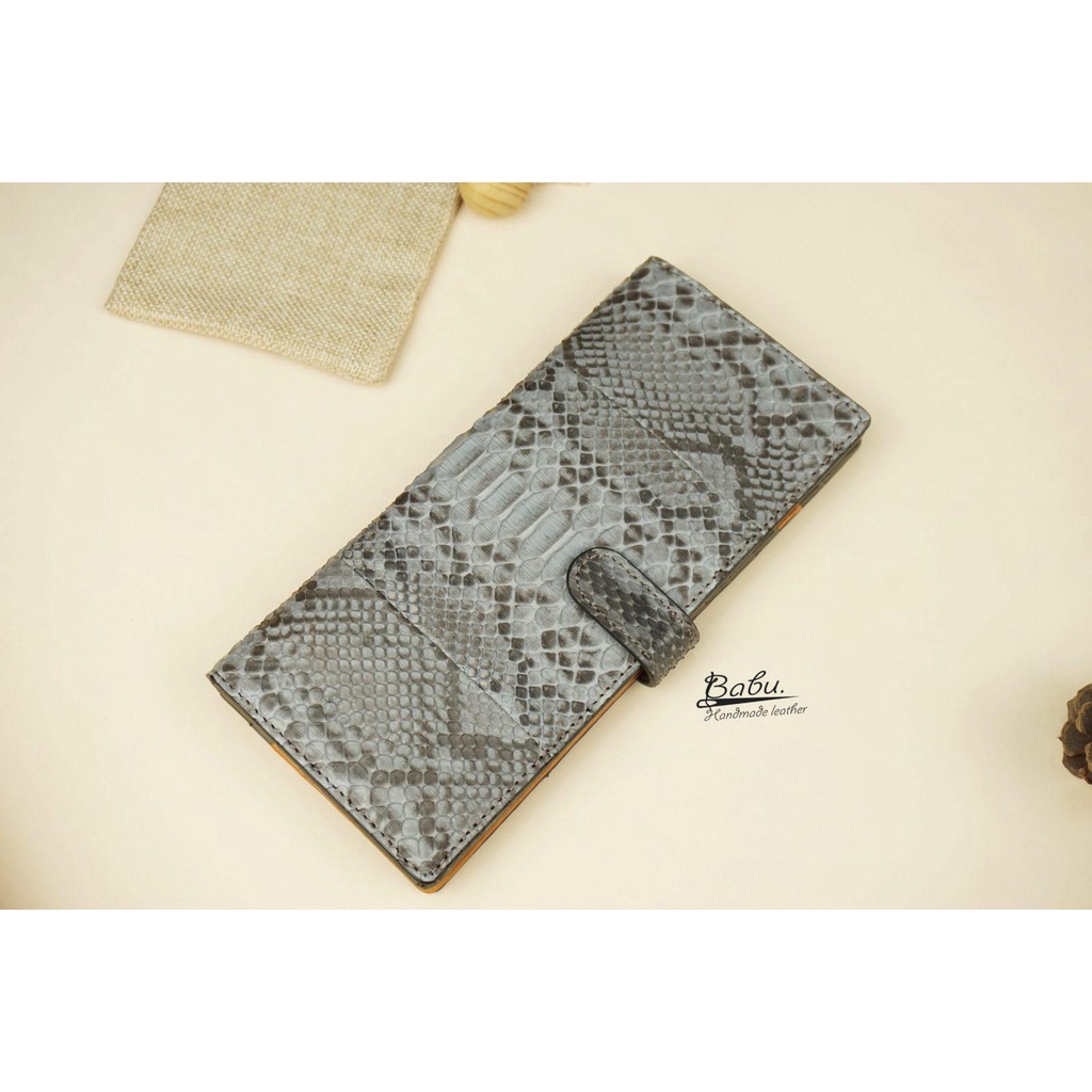 VÍ DÀI DA TRĂN NHẬP KHẨU, VÍ NAM DA THẬT DÁNG DÀI SANG TRỌNG WL090