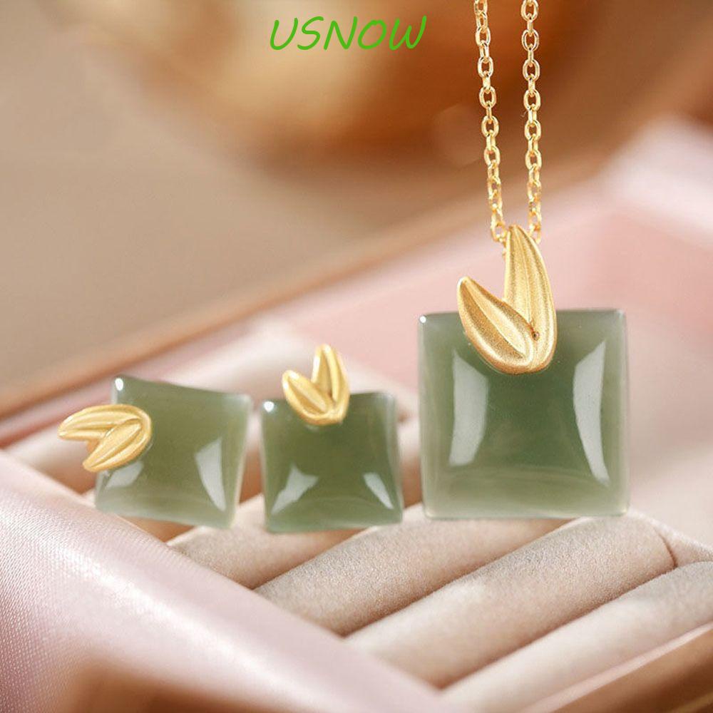 Đá Ngọc Bích Usnownow Dùng Trang Trí|Vòng Cổ Choker Thiết Kế Tinh Tế Thời Trang Cho Nữ