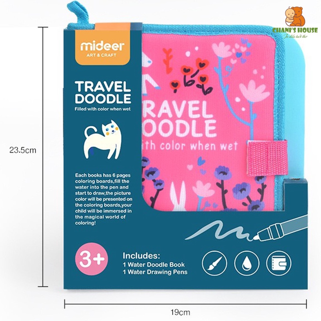 ĐỒ CHƠI TÔ MÀU BÚT NƯỚC MIDEER CHO BÉ TRAI VÀ BÉ GÁI