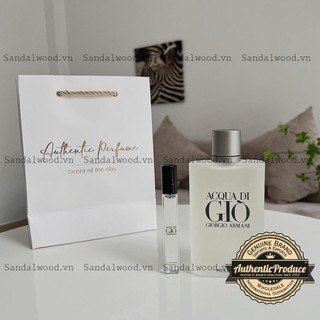 💖 Nước hoa Acqua Di Giò (Giò trắng) - 5ml/10ml