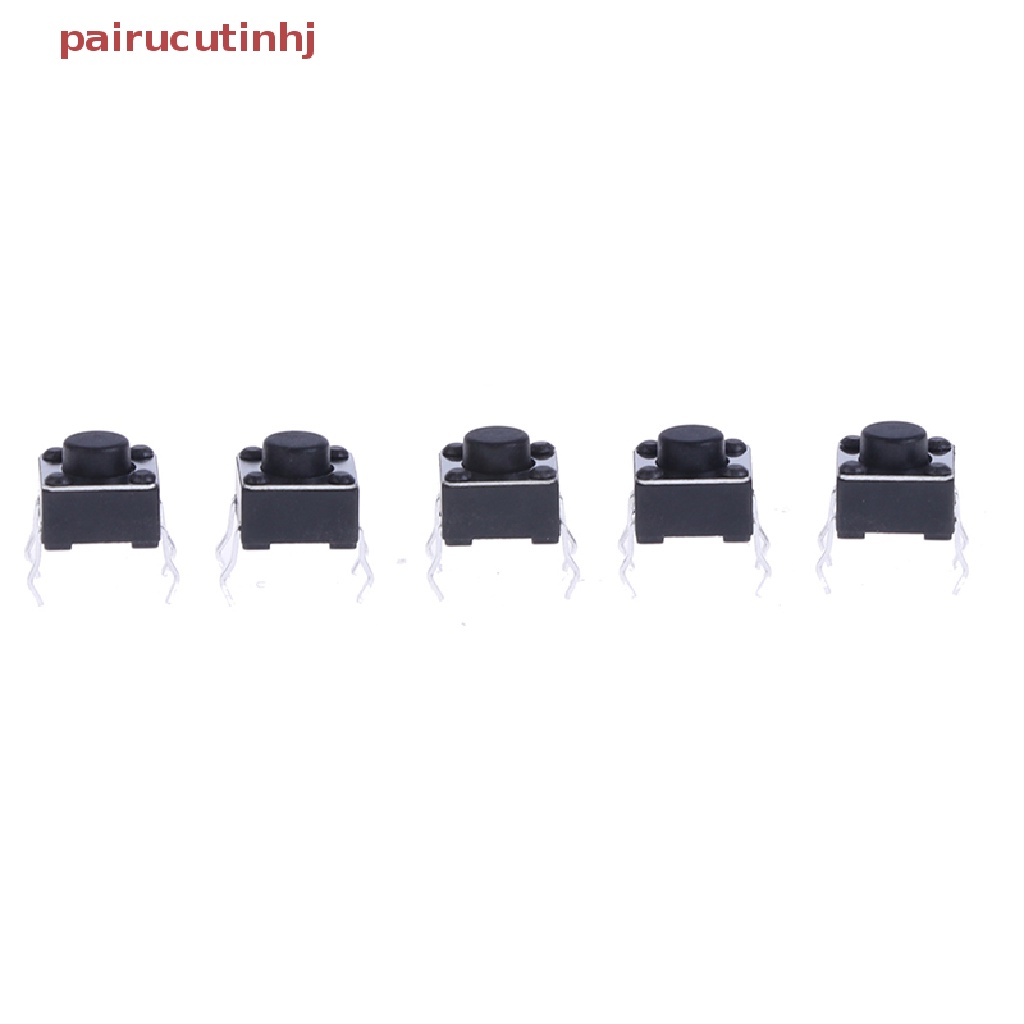 Set 20 Công Tắc Nút Nhấn 4 Chấu 6 * 6 * 5mm
