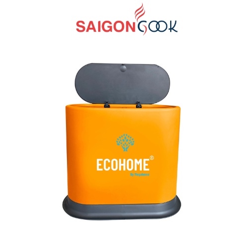 Thùng Rác Elip 10L Ecohome Saigoncook tiện lợi cho không gian hẹp, Thùng Rác thông minh