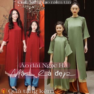 Áo dài cách tân nữ 4 tà thiết kế sanh trọng cao cấp