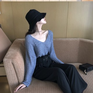 [ORDER]ÁO LEN CỔ V ÁO ULZZANG LEN MỎNG