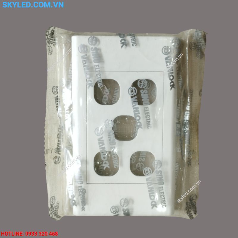 Mặt công tắc 1.2.3.4.5.6   SÊ-RI S18 Sino