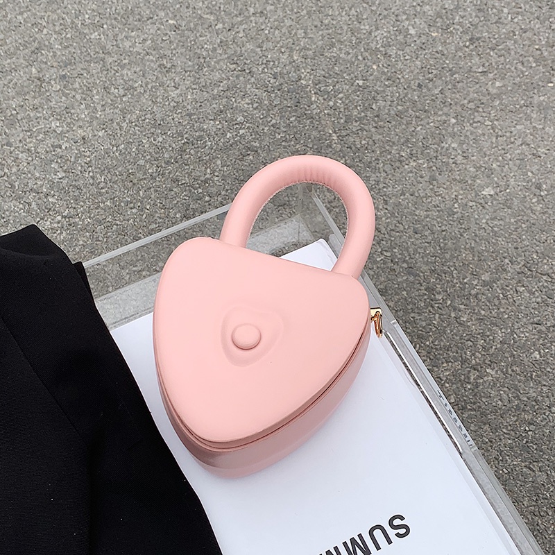 Túi Đeo Chéo mini Hình Trái Tim Đơn Giản Thời Trang