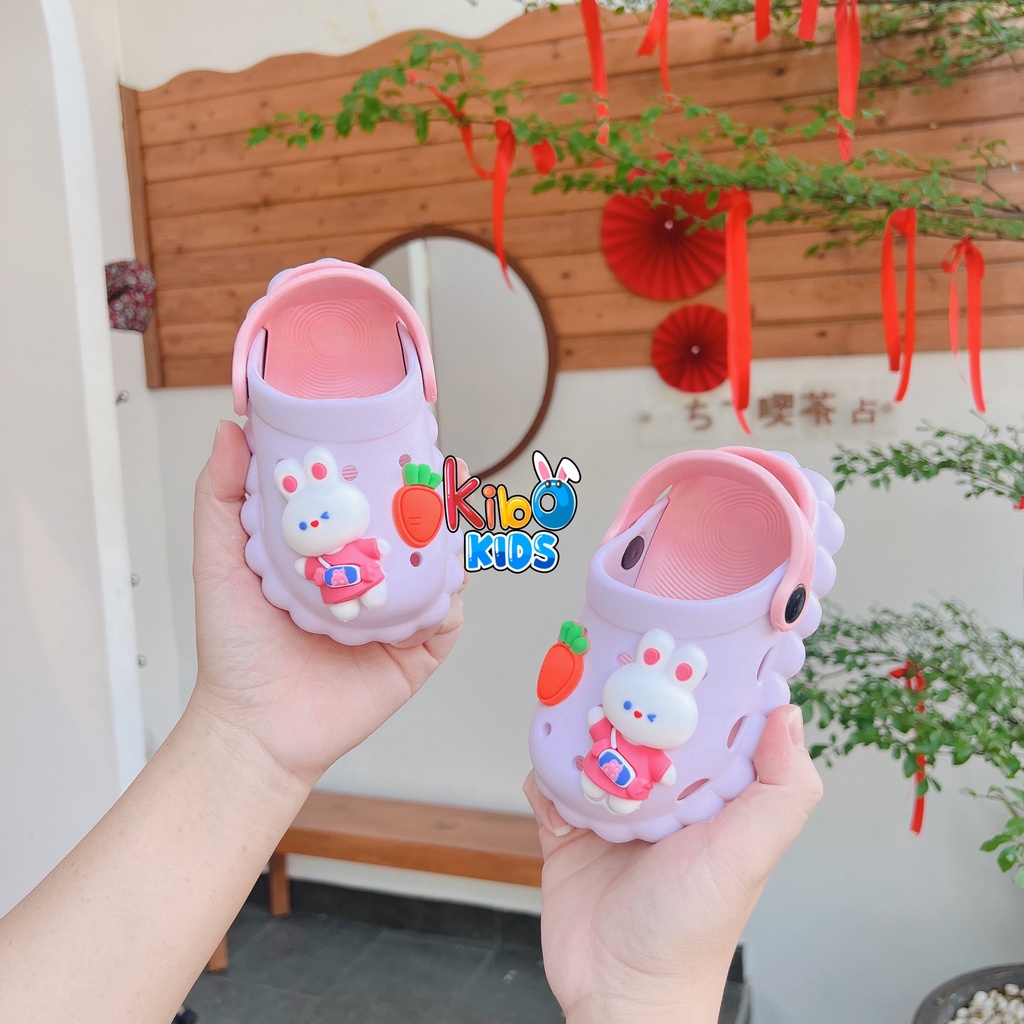 ￼Dép cho bé - sục cross cho bé trai bé gái hoạ tiết 3D đáng yêu SU2303