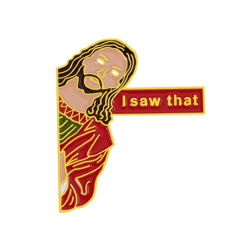 Huy Hiệu Cài Áo Bằng Hợp Kim Tráng Men Họa Tiết Hoạt Hình Sáng Tạo Cá Tính