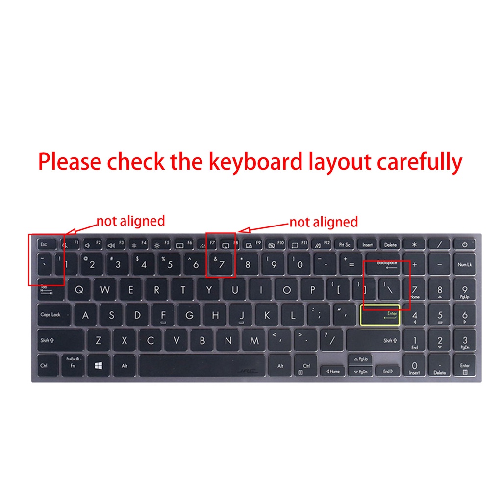 D.f. Miếng Dán Bàn Phím Silicon Chống Bụi 2020 15.6 ''Fl8800i 2020 Asus Vivobook S15 K513e A513e S530u S533e S5600i