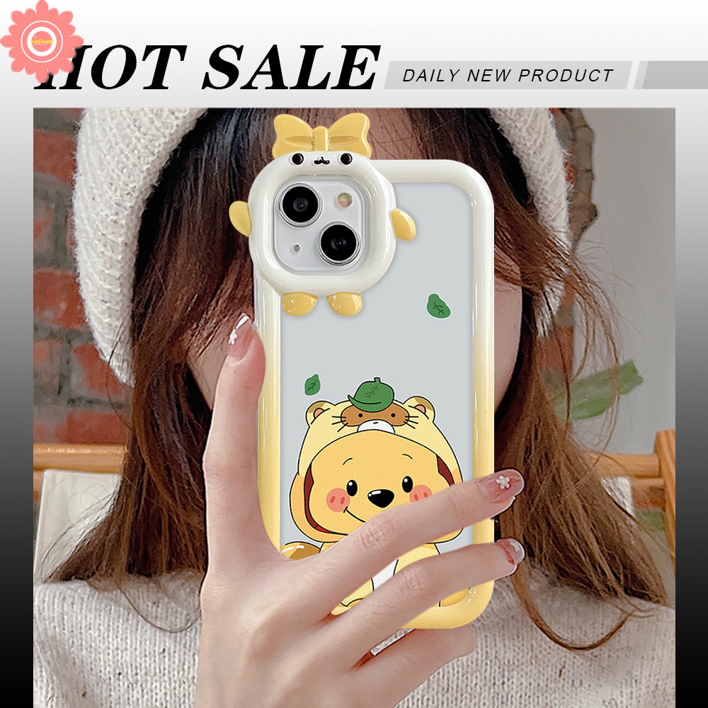 Ốp Điện Thoại 3D Cho Redmi 9T 10 9 10C A1 + 9C Nf 9A 10A Note 11 10s 10 11Pro + 8 9 11s 10Pro POCO X3 Pro NFC M3 Mi 11 Lite Bộ Đồ Chơi Gấu Pooh Xinh Xắn Dành Cho Bé