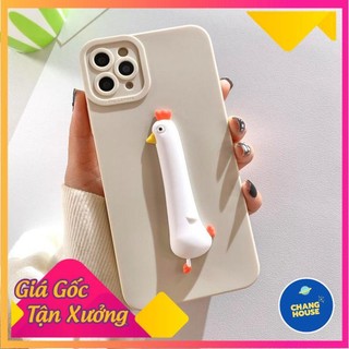 [ĐỦ DÒNG MÁY] Ốp Lưng Basic Camera Nổi - Mẫu Chicken x Dino Nổi