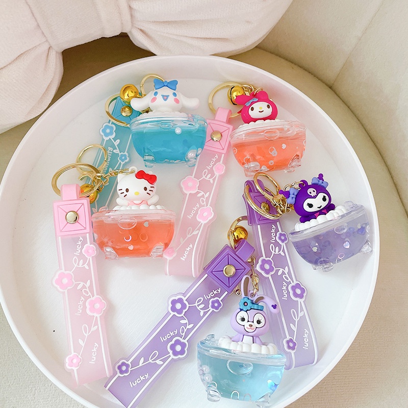 Móc Khóa Hình Cún Kuromi Hoạt Hình Dễ Thương
