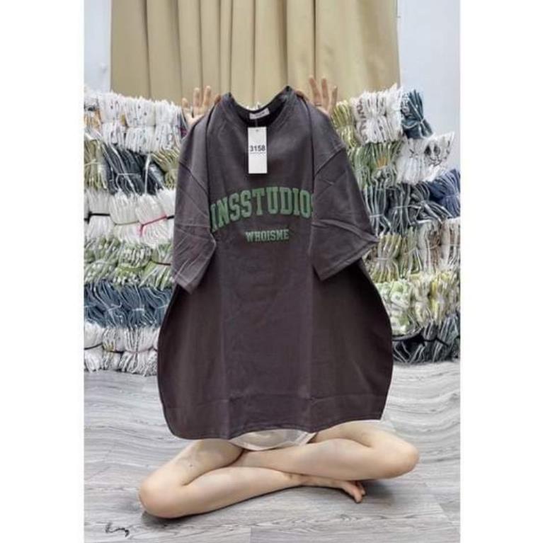 [ Rẻ Vô Địch ] Áo Phông Tay Lỡ 3158 Cotton Khô Form Rộng Nam Nữ IESSTUDIOS