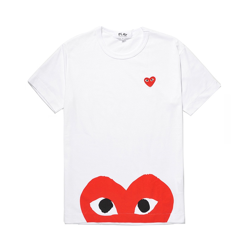 Áo Thun Tay Ngắn In Hình CDG Kawakubo Rei Thời Trang Cho Cặp Đôi