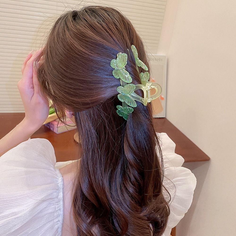 Danilo Kẹp Tóc Càng Cua Cá Mập Bằng Acrylic Phong Cách Ngọt Ngào Thanh Lịch Cho Nữ