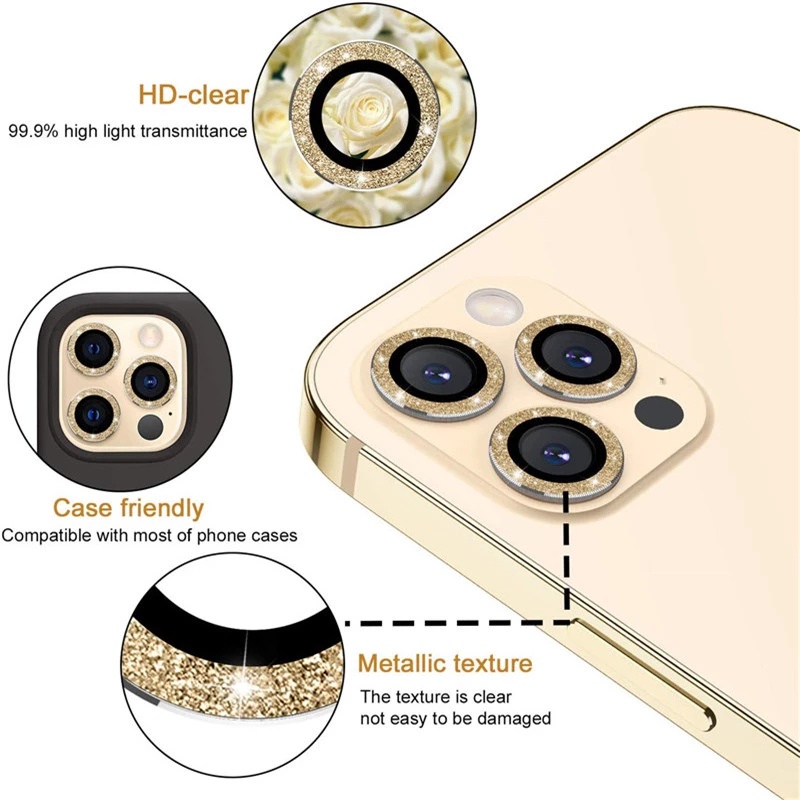 Miếng Dán Bảo Vệ Camera Cho iPhone 13 12 14 14 Pro Max 13 14Pro 11 12 Pro 14 Plus