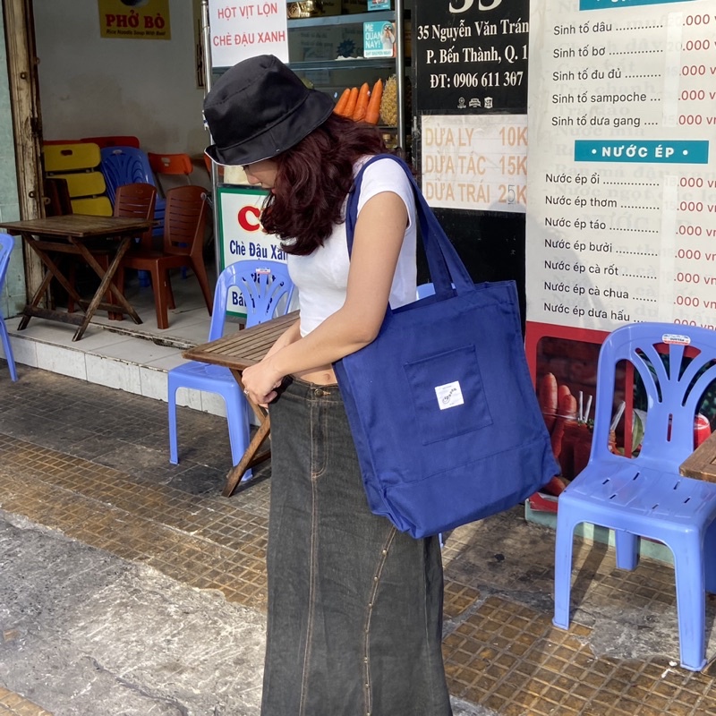 TÚI TOTE SPOOON BOX BAG - TÚI HỘP VẢI CANVAS SPOOON