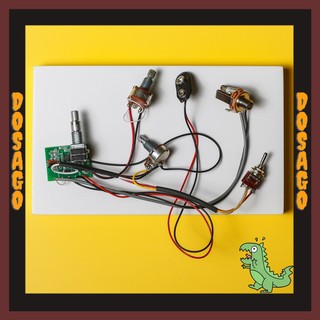 Pre Bass Korea Chính hãng - Mạch pre chỉnh âm thanh cho đàn bass DP-03 tùy biến