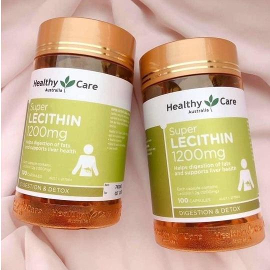 Mầm Đậu Nành Úc Điều Hòa Nội Tiết Tố Healthy Care Super Lecithin Lọ 100 Viên
