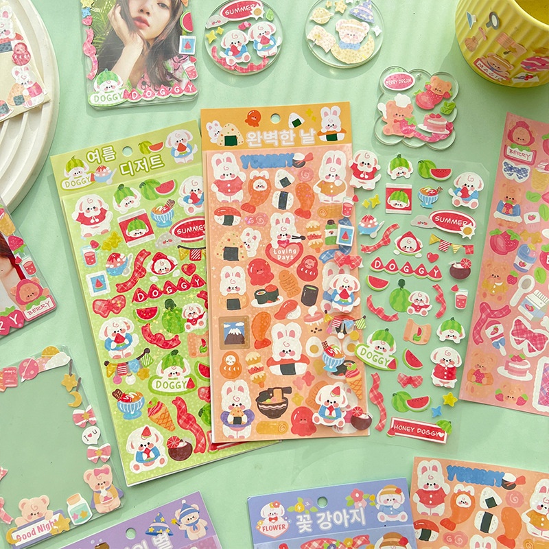 1 Miếng Dán Tường PVC Hình Động Vật Dễ Thương