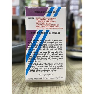 VDAN T 20ML cho gà đá, gà chọi.