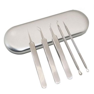Bộ kim nặn mụn 5 chi tiết làm sạch da - HABTECH