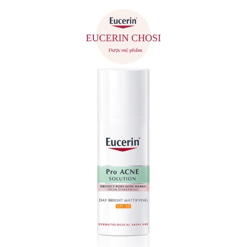 EUCERIN KEM CHĂM SÓC DA MẶT, LÀM TRẮNG DA DÀNH CHO DA MỤN DAY MAT WHITENING SPF 30+ 50ML