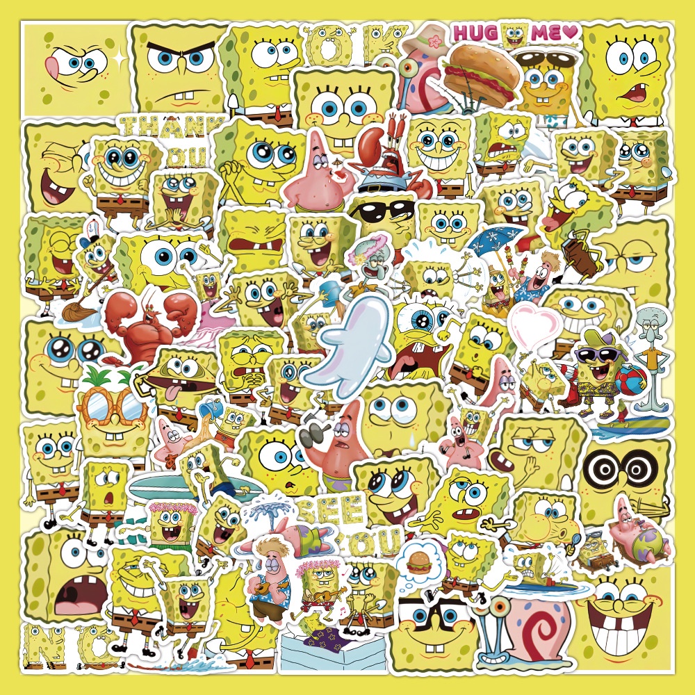 Sticker hình dán bọt biển SpongeBob mới nhất 2023