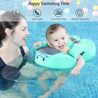Phao bơi dạng vòng tròn không bơm hơi tập bơi cho bé sơ sinh 8-36 tháng tuổi