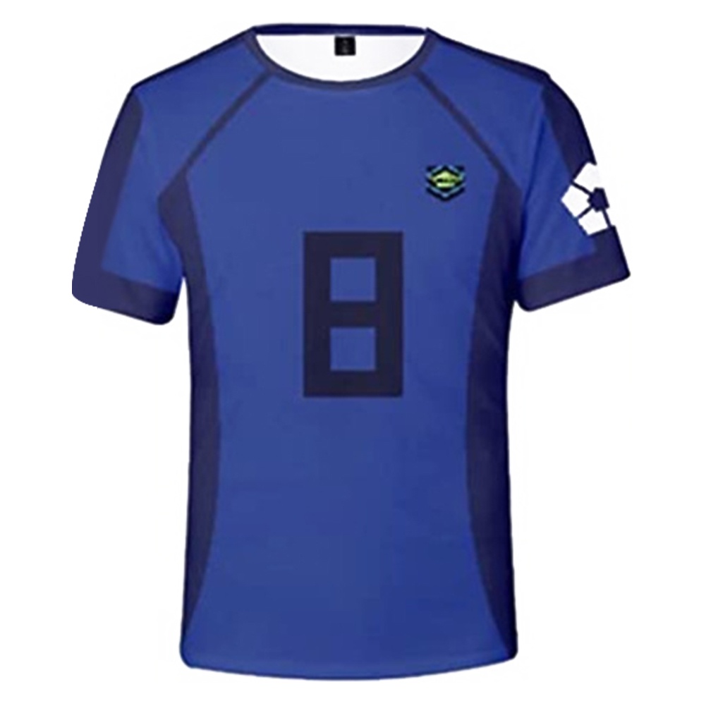 Áo Thun Ngắn Tay In Hình 3D BLUE LOCK Meguru Bachira Độc Đáo